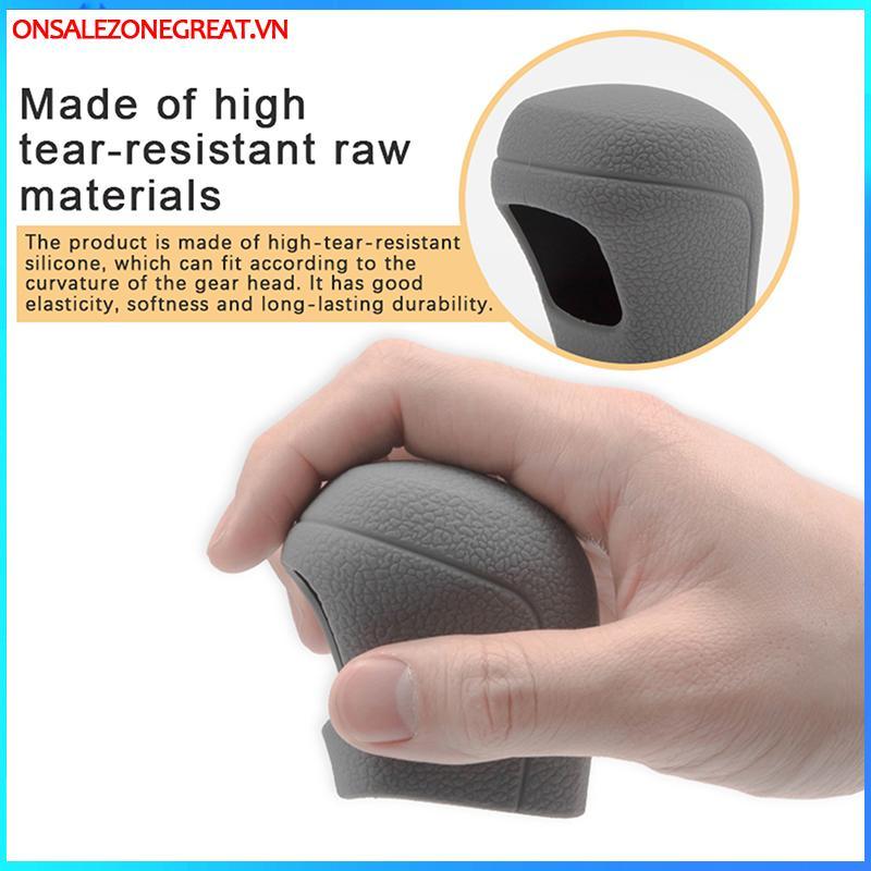 Ons Xe Silicone Tự Động Bánh Răng Dịch Chuyển Núm Bao Chống Trơn Trượt Sang Số Núm Univeral Phù Hợp Với Sang Số Tay Cầm Bánh Răng Tự Động Tay Cầm Tay Tại