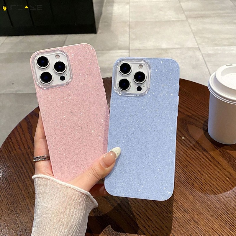 Dành Cho Xiaomi 17 Pro Max 15 Ultra 15T 14T Pro Mi 11 Lite 11i HypreChrge 5G 4G Vỏ Điện Thoại Sang Trọng Sáng Bóng Màu Hồng Dễ Thương Dreamy Girl Girls Lấp Lánh IMD Vỏ