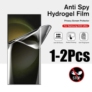 1-2 Chiếc Full Cover Siêu Mỏng Bảo Vệ Màn Hình Matte Film Cho Honor X5 X5b X5c X6 X6a X6b X6c X6d Plus 4G 5G Chống Gián Điệp Riêng Tư Chống Ánh Sáng Xanh Hydrogel Film HD Phim Mềm