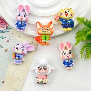 Set charm thỏ và cáo Zootopia phiên bản mini cute - Mẫu charm gắn dép hot hit nhất 2026