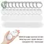 100 Chiếc DIY Nút Một Phần Cung Cấp 58 Mm Cho Máy Làm Nút Huy Hiệu Pin Kim Loại Tròn