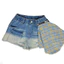 Bé Gái Mùa Hè Gradient Denim Quần Short 2026 Phong Cách Mới Trẻ Em Kẻ Sọc Khâu Thời Trang Quần Nóng