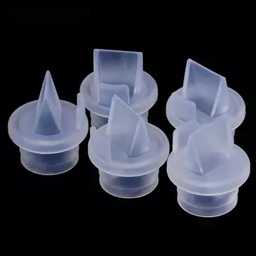 Phụ kiện máy hút sữa 10 CHIẾC, Van mỏ vịt bảo vệ dòng chảy ngược đa năng, Van một chiều bằng silicon trong suốt Máy hút sữa bằng tay / Máy bơm sữa điện