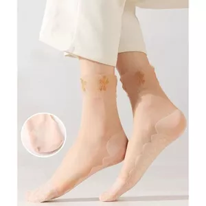 Tất Ren Dáng Rộng Mỏng Chống Trượt - Hàng Mới Về