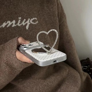 Love Mirror phone case Iphone 17 Pro Max 16 15 Pro Max 14 13 12 11 X XR Xsmax cover leather anti-drop KNTP