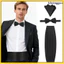 3 Chiếc Quý Ông Lụa Bé Trai Trang Trọng Phụ Kiện Nam Cà Vạt Và Cucumberbund Bao Đai Tuxedo Cưới Cummerbund Ties Khexinggao