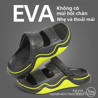 Men's rubber slippers for summer, home and bathroom, non-slip, couple's slide sandals, driving sandals, outdoor wear san