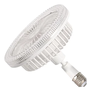 Cc Đèn quạt gắn trần Điều khiển từ xa E27 Bộ chuyển đổi Đế làm mát Quạt tiết kiệm năng lượng Động cơ yên tĩnh Bền bỉ