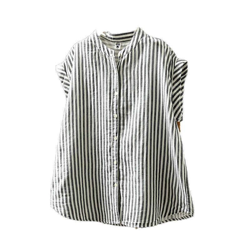 Áo sơ mi nữ chất liệu cotton cao cấp, dáng rộng/skinny, đa năng cho mùa hè