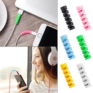 Bọc Bảo Vệ Dây Sạc Silicon Chống Đứt Gãy, Đa Năng Dễ Sử Dụng Bền Bỉ, Phù Hợp Với Hầu Hết Dây Sạc Điện Thoại Thông Dụng