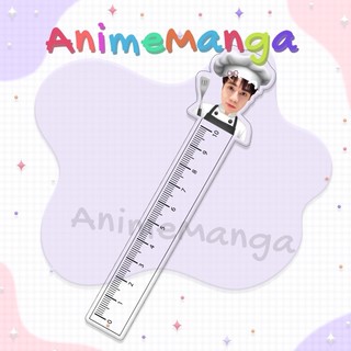 Thước Kẻ Quang Hùng MasterD dễ thương chất liệu acrylic trong suốt 10cm