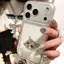Chăn đáng yêu mèo cho 16 trường hợp iPhone 17Air Space Case 14/13/11Pro