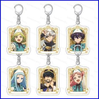 SQ3 Witch Hat Atelier Acrylic Keychain Qifrey Tetia Backpack Pendant Bags Accessories Anime Periphery QS3