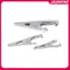 JASMINE 50 Chiếc Mini Cá Sấu Kẹp Mini Bạc Kim Loại Cá Sấu Kẹp 28mm 35mm 45mm Để Kiểm Tra Điện Để Kiểm Tra Pin JASMINE