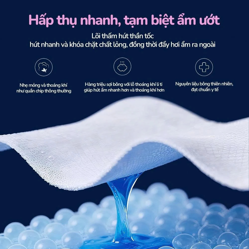 [COMBO 2 TẶNG 1] BVS Băng Vệ Sinh Quần MG Magic Gift Công Nghệ Nhật Bản Chống Tràn Tuyệt Đối Cho Ngày Và Đêm