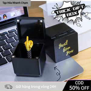 【COD】Hộp quà tặng sáng tạo ngón giữa, thiết kế ngộ nghĩnh độc đáo, dùng để đựng quà nhỏ và làm đạo cụ prank hài hước.
