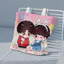 Bán Sản Phẩm Mới Dễ Thương Anime Đôi Túi Vải Satou Kết Hợp Túi Vải Sun Yingsha Wang Chuqin Sinh Viên Một Vai Tinh Tế Siêu Nhẹ Chất Lượng Cao
