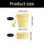 Chai có thể gập lại tiết kiệm không gian exhila 260ML Thích hợp cho cuộc phiêu lưu ngoài trời và văn phòng
