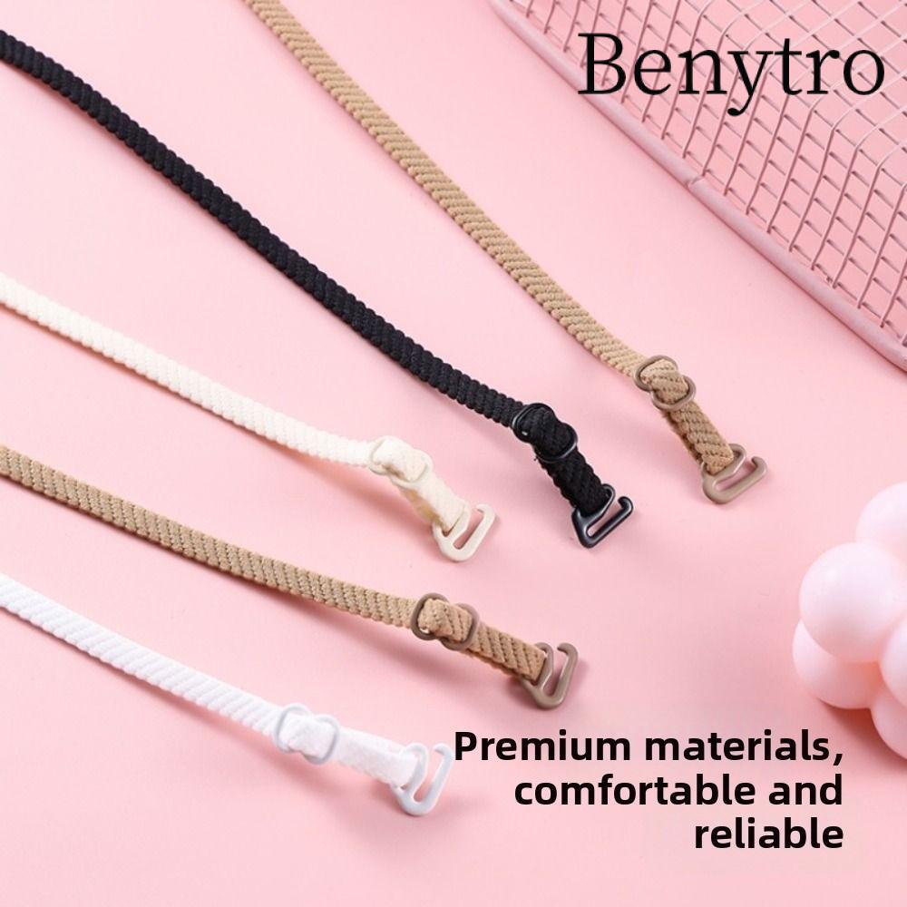 BENYTRO - Dây Đeo Áo Ngực Mỏng Chống Trơn Trượt, Đàn Hồi Thoải Mái và Điều Chỉnh Chiều Dài