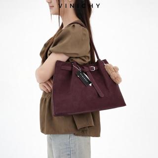 (Deal mở bán tặng quà QU3) Túi xách nữ đeo vai VINICHY, tote dung tích lớn size 35cm HA871