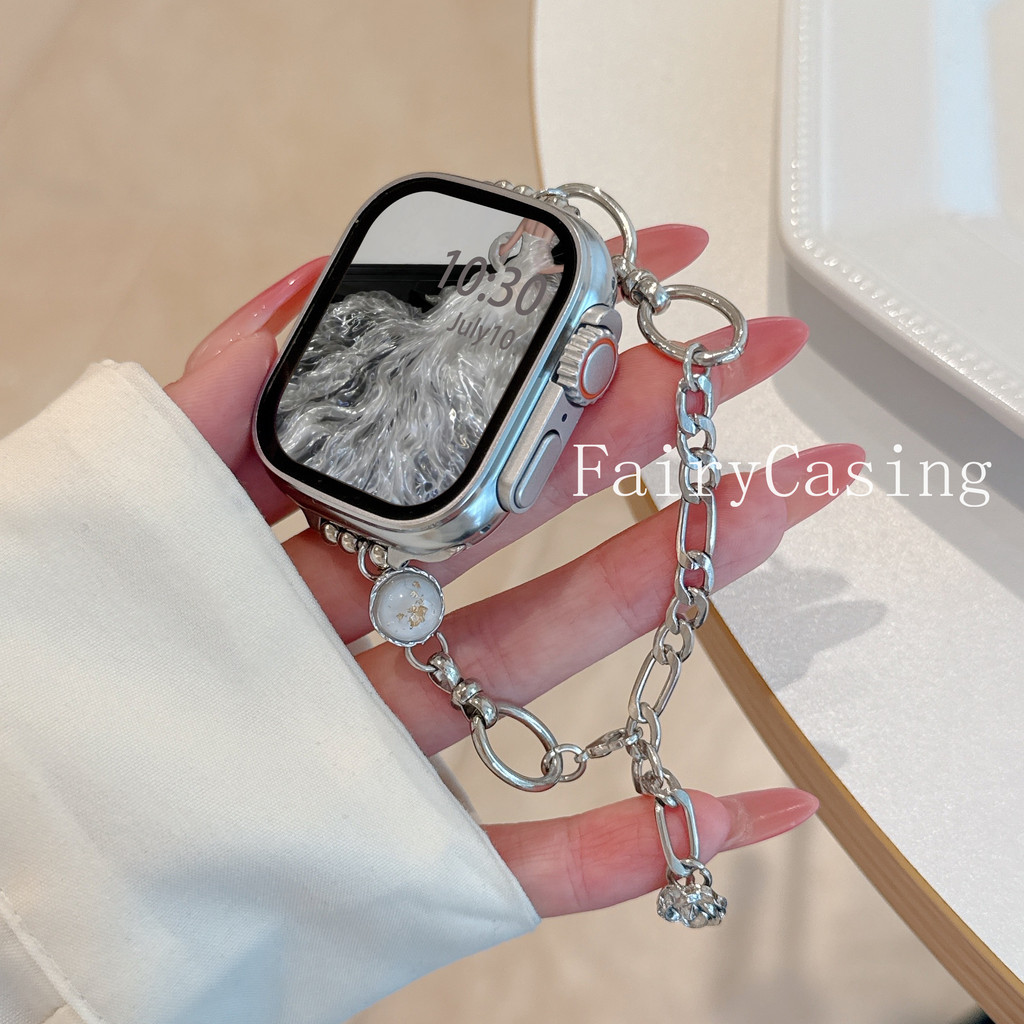Dây đeo kim loại mỏng cho Apple Watch Series 11 42mm 46mm SE 3 40 38 44 41 45mm Ultra 3 49mm Vòng tay cho iWatch 10 9 8 7 6