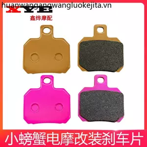 Má Phanh Cua Nhỏ Xe Điện Sửa Đổi Phanh Đĩa Nhỏ Bức Xạ Lớn Calipers Má Phanh Gốm Màu Hồng Chống Mài Mòn