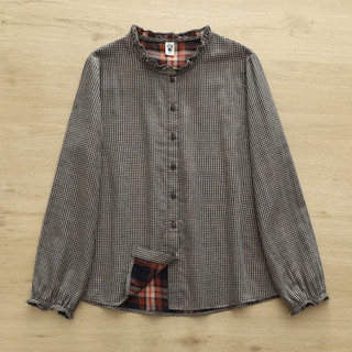 Tất Bộ Sẵn Sàng Cho Mùa Xuân Mới - Áo Sơ Mi Tay Dài Mori Girl từ Sợi Cotton, Thoáng Khí và Ấm Áp