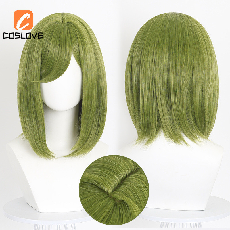 Tóc giả cosplay màu xanh đậm, thẳng - Phụ kiện tóc dễ thương dành cho cô gái anime phù thủy