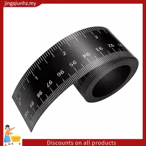Thước từ tính tỷ lệ kép, 100cm có inch và cm, Băng đo nam châm linh hoạt 1 mảnh