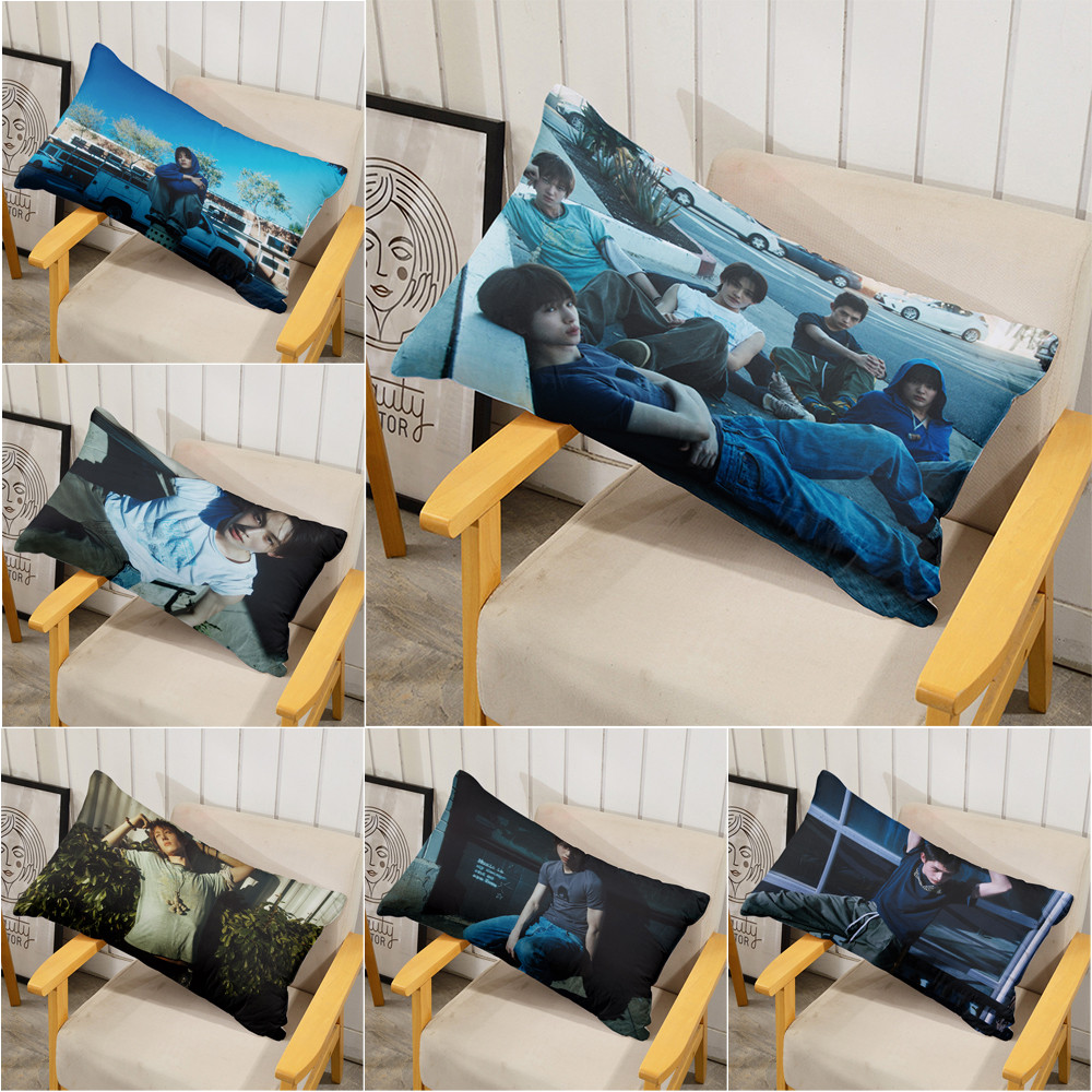 Vỏ Gối Kpop CORTIS Vỏ Gối Polyester Hình Chữ Nhật Một Mặt, Máy Có Thể Giặt Được, Thích Hợp Cho Giường Sofa Trang Trí Phòng Khách (Không Bao Gồm lõi)