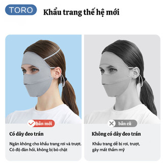 Khẩu trang toàn mặt MAISON chống 99% tia UV, khẩu trang ninjia hai lớp chống nắng UPF 50+ chất liệu polyester thoáng khí