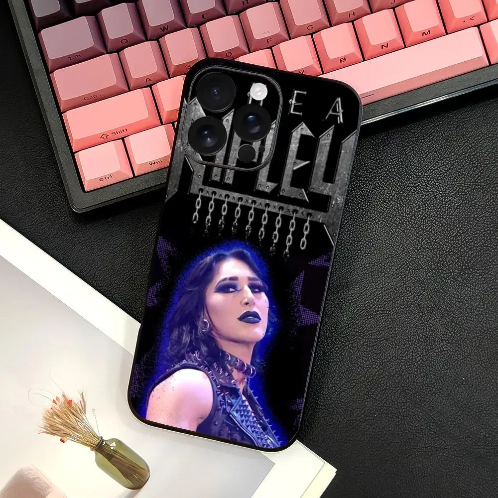 TP-1 Hot R-Rhea Ripley Ốp Lưng Điện Thoại IPhone 17 16 15 14 13 12 11 Pro Max Plus Mini Đen Mờ Vỏ Mềm Funda