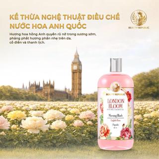 [V] Sữa tắm nước hoa Anh tăng đàn hồi & săn chắc da với Peptide Beauty Republic London Bloom 500ml