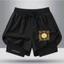 Quầnshort thể thao retro, phù hợp cho hoạt động ngoài trời như đi xe đạp, quần vợt và bóng rổ. Thiết kế hai mảnh, khô nhanh, nhẹ và đa năng.
