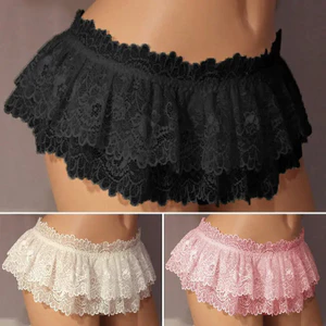 Váy xếp li siêu ngắn và quần lót ren gợi cảm - Bộ đồ ngủ quyến rũ
