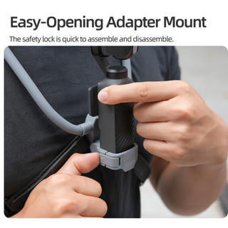 Dành Cho DJI Osmo Pocket 4 / 3 Có Thể Điều Chỉnh Cổ Giá Đỡ Nhanh Tháo Rời Ngực Cố Định Linh Hoạt Chân Đế vlog Quan Sát Đầu Tiên Cầm Tay Máy Ảnh Thể Thao Bỏ Túi 4 Phụ Kiện Chụp Ảnh