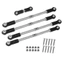 5 Chiếc Thép Turnbuckles Camber Liên Kết Ngón Chân Liên Kết Bộ Liên Kết Cho Arrma 1 / 8 Karton Outcast 1 / 7 BIG ROCK Nâng Cấp Phần Phụ Kiện
