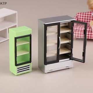 [Ktp] 1/12 Dollhouse mô phỏng tủ lạnh tủ đông mô hình Dollhouse mini đồ nội thất Phụ Kiện Búp bê đồ chơi trang trí nhà