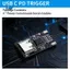 4 Mô-đun bảng kích hoạt USB-C PD PD PD / QC Board Sạc nhanh USB Type-C sang 12V Mô-đun tăng cường giao hàng