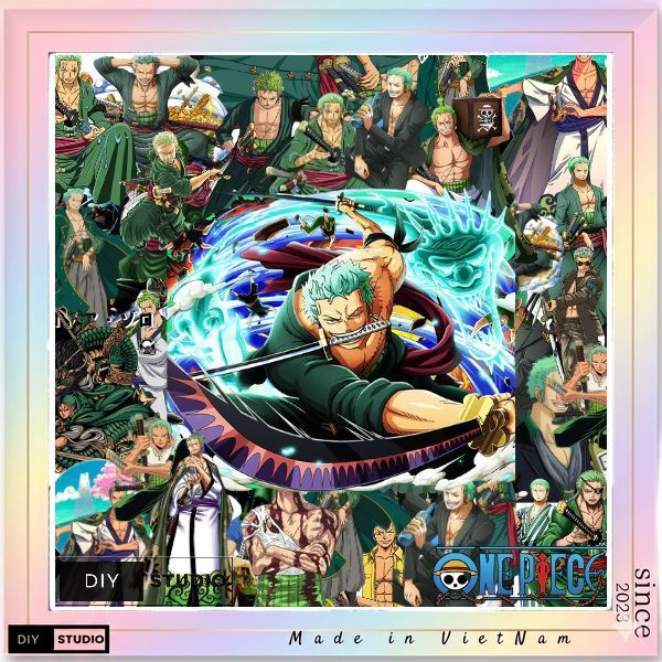 Set 60 hình nhân vật Zoro Onepiece
