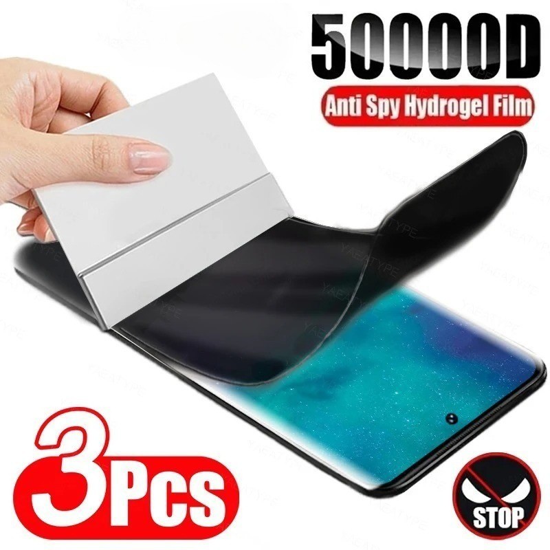 3 Miếng Chống Gián Điệp Riêng Tư Mềm Hydrogel Cho ZTE nubia Neo 3 2 GT 3GT Chống Ánh Sáng Xanh HD Bảo Vệ Màn Hình Cho ZTE nubia Neo 5 Pro GT 5GT 5Pro Matte Frosted Film