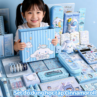 Bộ đồ dùng học tập hoạt hình đáng yêu Set văn phòng phẩm đáng yêu làm quà sinh nhật cho học sinh