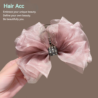 Kẹp Tóc Kim Cương Giả Màu Hồng - Thiết kế Nữ Tính và Thanh Lịch