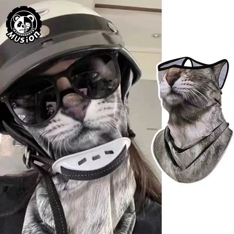 Musion Balaclava 3D cho xe máy - Co giãn, half mask, bandana ma thuật