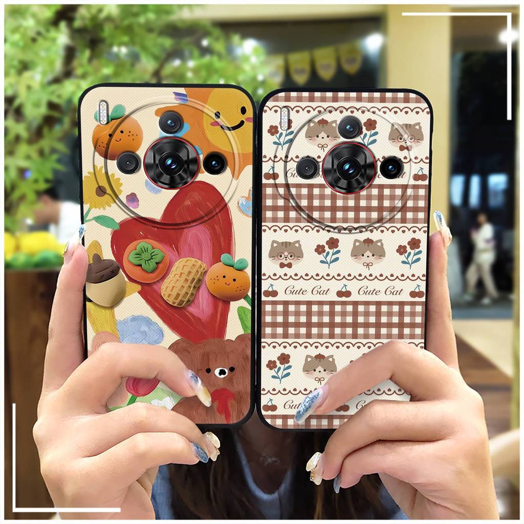 Ốp Lưng Bọc Toàn Bộ Vỏ Điện Thoại Cho ZTE Nubia Z60S Pro Hoạt Hình Chống Bụi Bẩn Động Vật Chống Sốc Thiết Kế Thời Trang Graffiti Bảo Vệ Chống Thấm Nước Vỏ Mềm Túi Điện Thoại TPU Bền