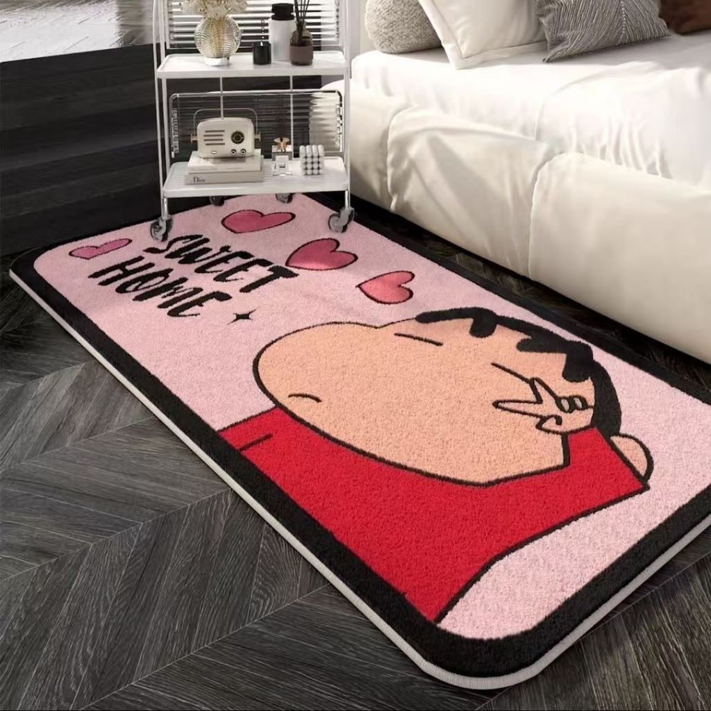 Hoạt Hình Crayon Shin-chan Thảm Cho Phòng Ngủ Phòng Khách Thảm Đầu Giường Phòng Bên Sàn Thảm