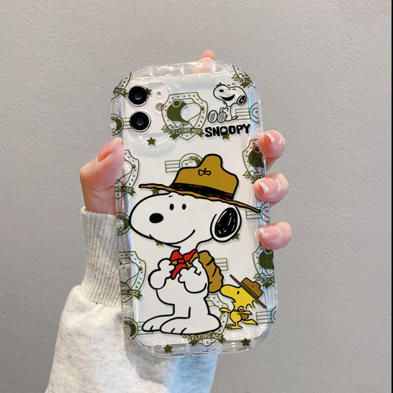 Ốp Lưng Cho Honor 90 400 Lite 200 Pro 20 MAGIC 7LITE X9D X8C X9C Thông Minh 5G Snoopy Hoạt Hình Dễ Thương Mềm Sóng Silicon Bên Ốp Lưng