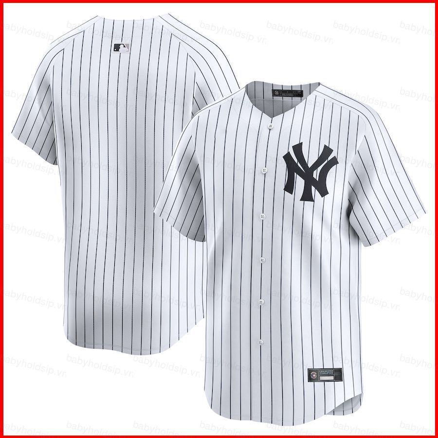 BS1 2024-2025 MLB New York Yankees Nhà Jersey Bóng Chày Cardigan Áo Thể Thao Áo Người Hâm Mộ Phiên Bản SB1