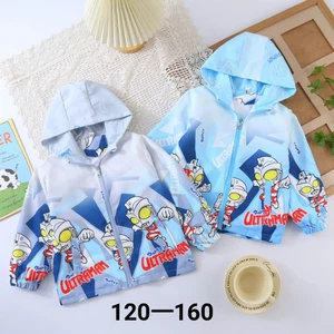 áo khoác gió lót lưới cao cấp bé trai nàng hãng quảng châu mẫu siêu nhân người nhện 12-38kg, áo gió bé gái 2-10 tuổi