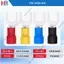 100 Đầu cos chữ Y - cos chữ U - cos chỉa - cos chẻ 4 màu dùng cho dây điều khiển SV1.25-4 ,SV2-4, SV3.5-5, SV 5.5-6